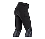Kinder Hybrid Grip-Reithose Biese