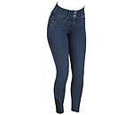 Denim-Grip-Hochbund-Vollbesatz-Reithose Helene