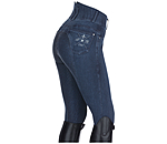 Denim-Grip-Hochbund-Vollbesatz-Reithose Helene