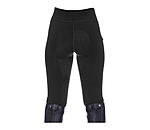 Kinder-Grip-Thermo-Vollbesatz-Reitleggings Snow