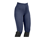 Kinder Grip-Reitleggings Kniebesatz Beginner