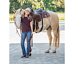 Western-Outfit Leyna in plum