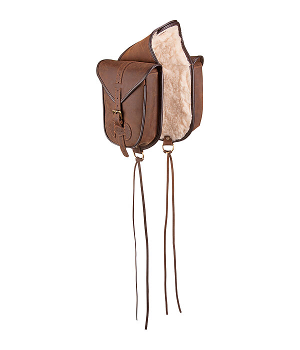 Echtleder-Hornpacktasche Anden