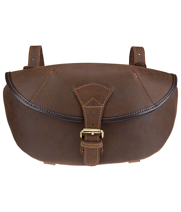 Echtleder-Fork-Packtasche Himalaya