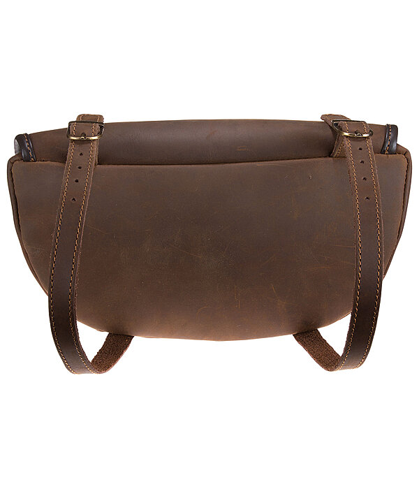 Echtleder-Fork-Packtasche Himalaya