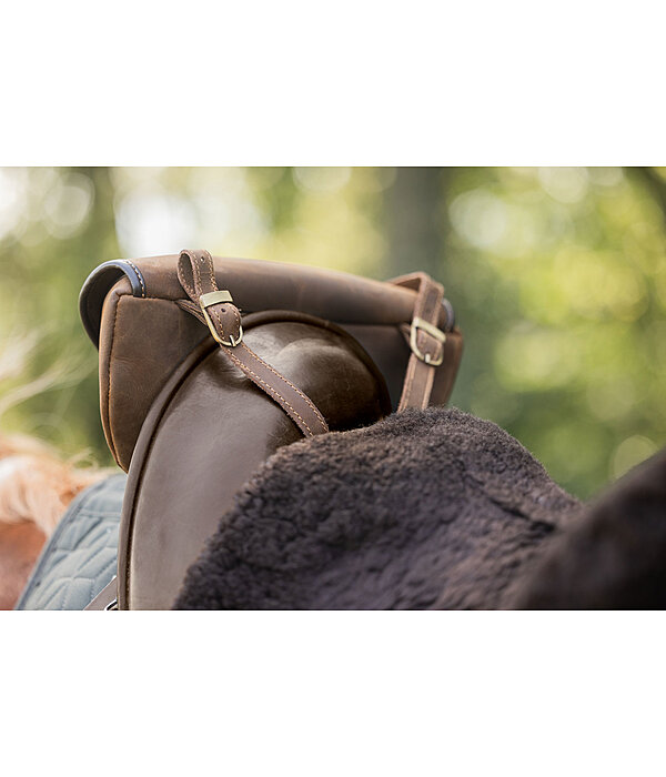 Echtleder-Fork-Packtasche Himalaya