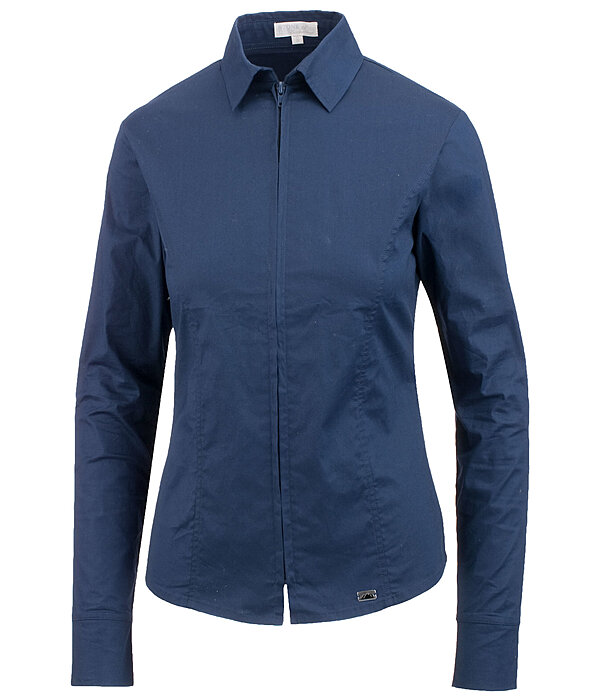 Zip Up Bluse