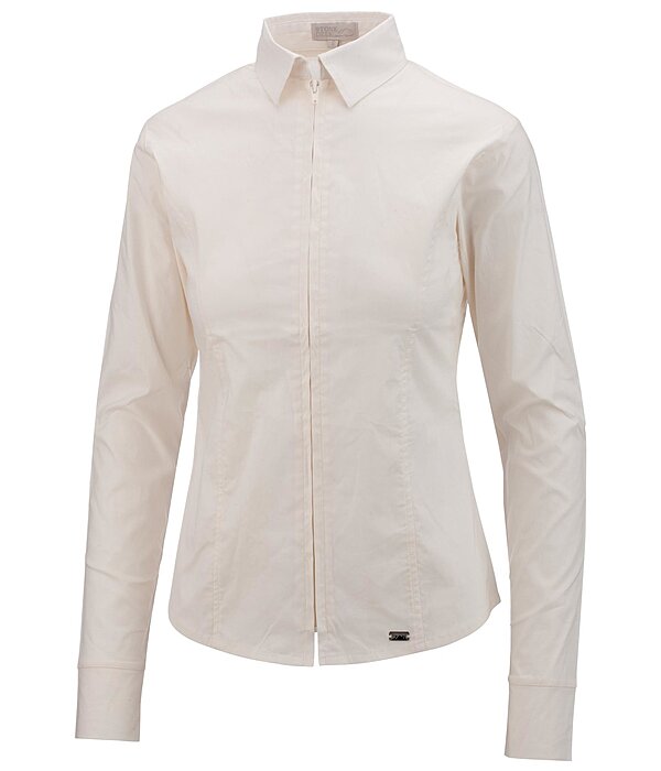 Zip Up Bluse