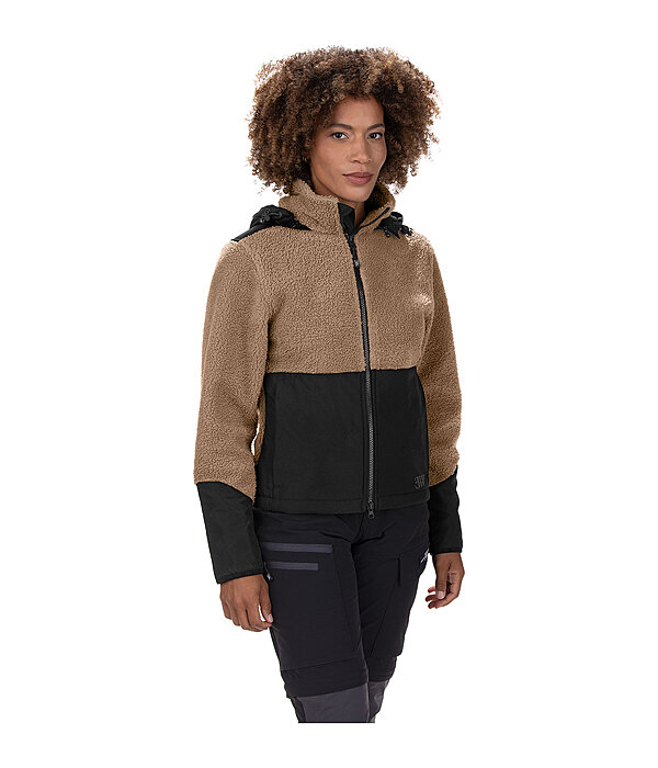 Sherpa-Jacke mit abnehmbarer Kapuze