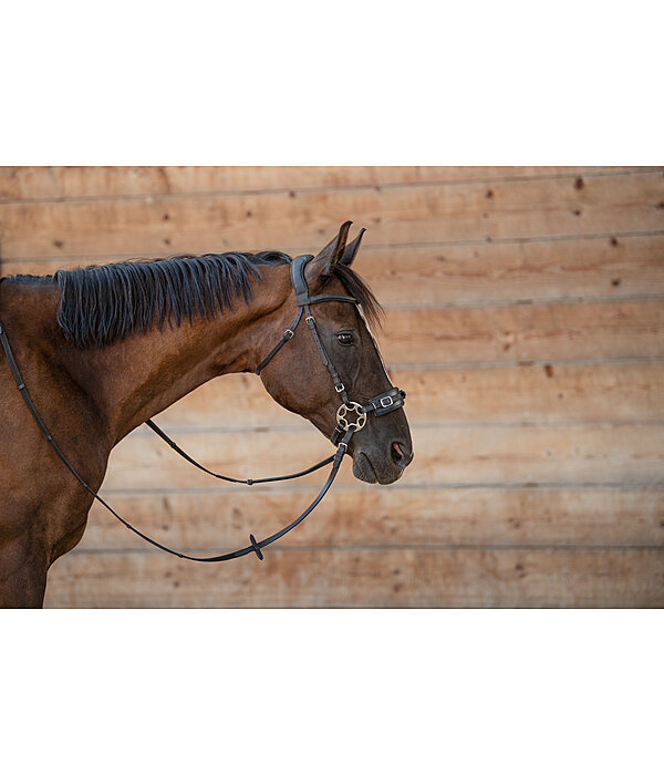 Mix & Match Ge�ltes Leder-Genickst�ck Gebisslos