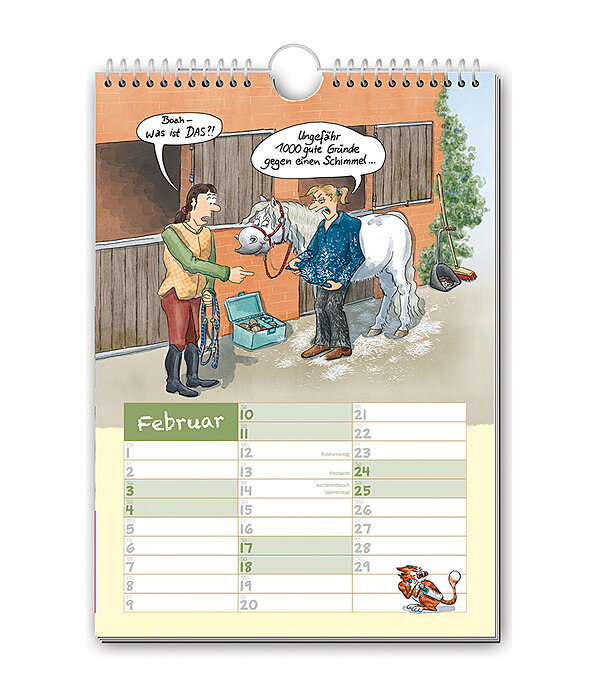 Geschichten vom Pferd - Comic Kalender 2026