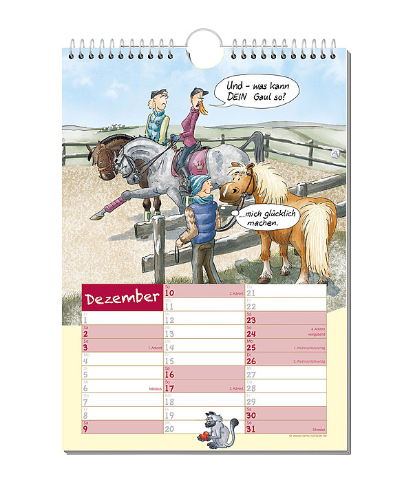 Geschichten vom Pferd - Comic Kalender 2026