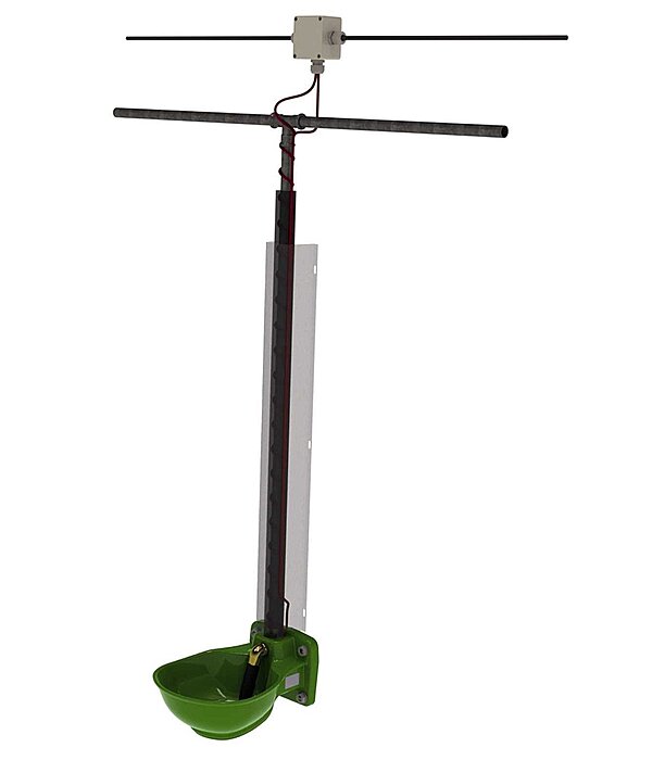 Tränkebecken Frostfrei mit Rohrventil - 230 Volt 2,8 Liter