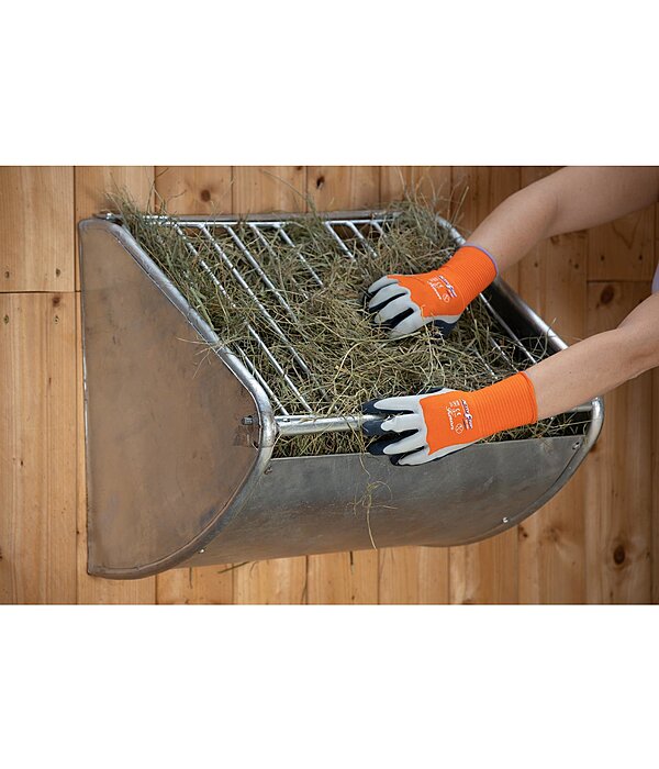 Heuraufe mit Futterspargitter