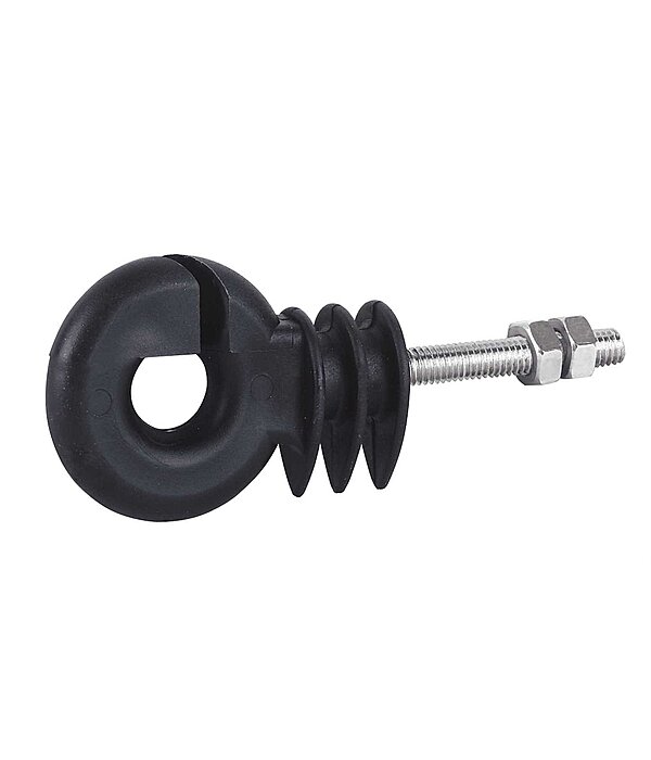 Ring-Isolator Jumbo Isolatoren Weidezaun mit Gewinde M6 25 Stück 