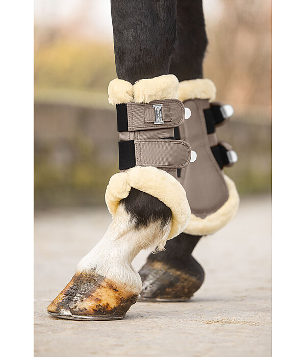 Teddyfleece-Dressurgamaschen Essential, Vorderbeine