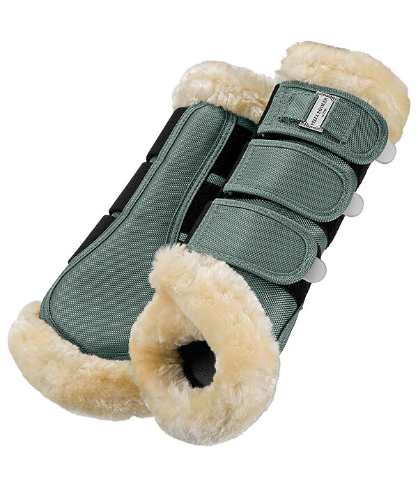 Teddyfleece-Dressurgamaschen Essential, Hinterbeine