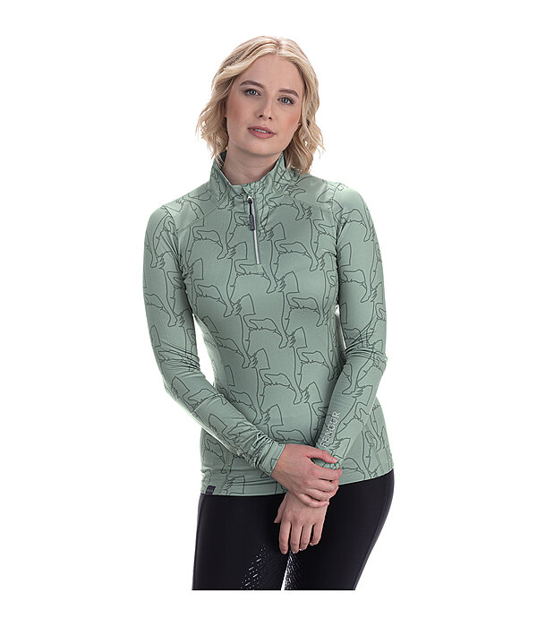Zip-Funktions-Langarmshirt Asta