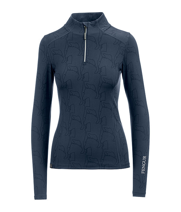 Zip-Funktions-Langarmshirt Asta