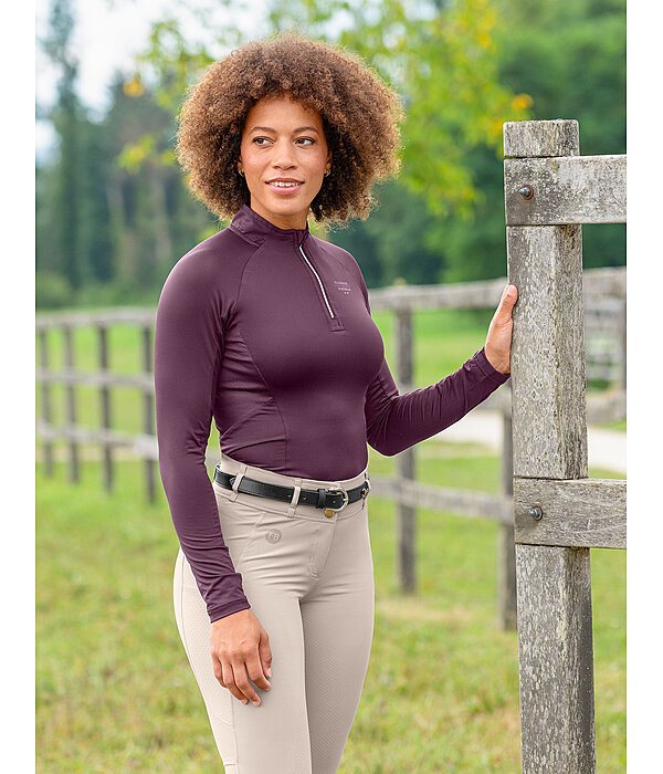 Zip-Funktions-Langarmshirt Sofie