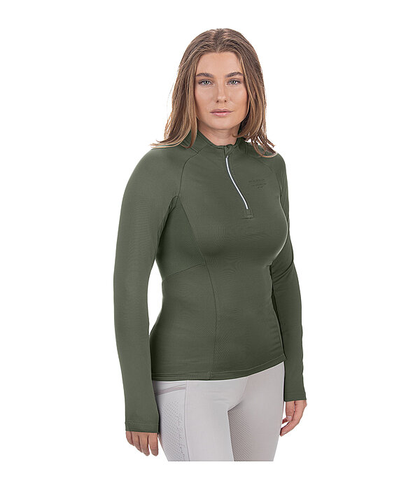 Zip-Funktions-Langarmshirt Sofie