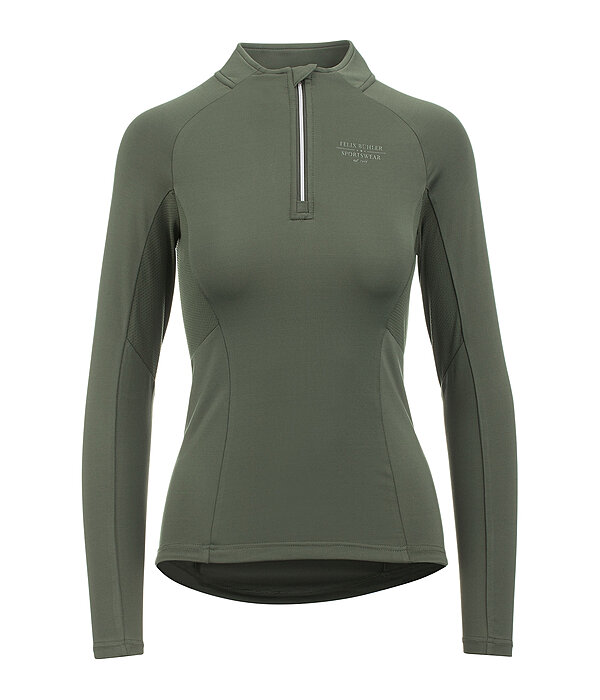 Zip-Funktions-Langarmshirt Sofie