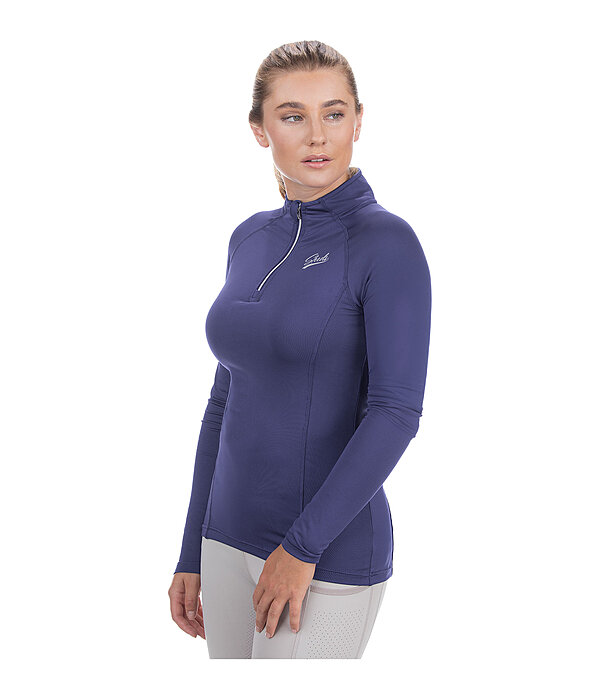 Zip-Funktions-Langarmshirt Lea