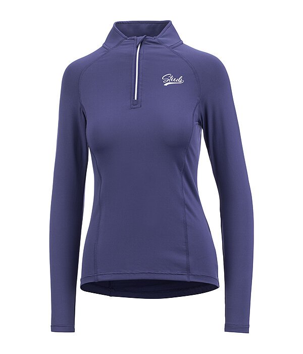 Zip-Funktions-Langarmshirt Lea