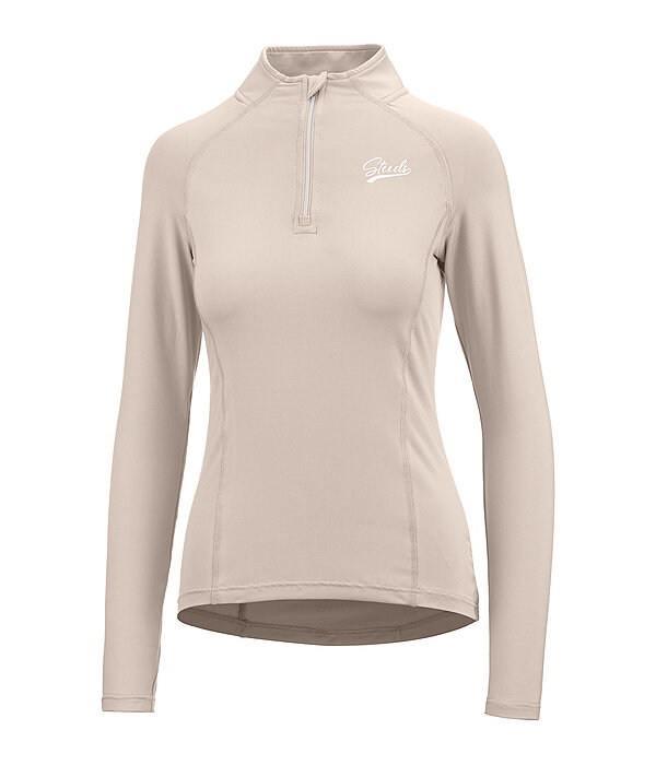 Zip-Funktions-Langarmshirt Lea