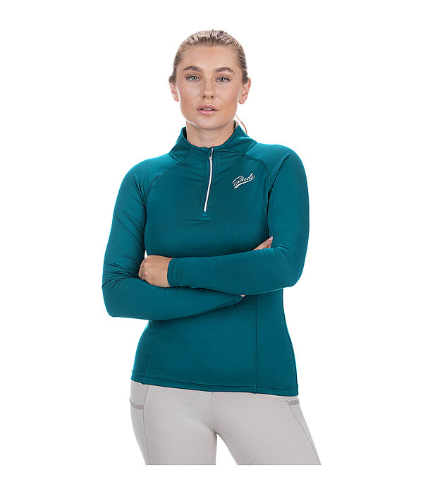 Zip-Funktions-Langarmshirt Lea