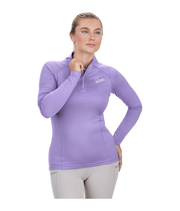 Zip-Funktions-Langarmshirt Lea