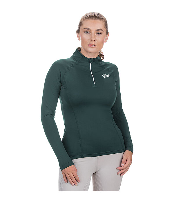 Zip-Funktions-Langarmshirt Lea