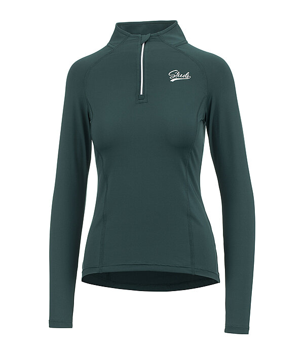 Zip-Funktions-Langarmshirt Lea