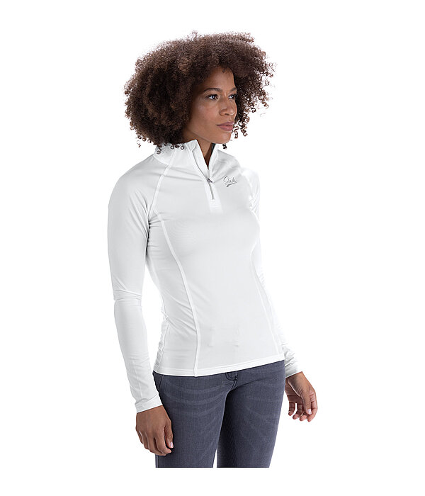 Zip-Funktions-Langarmshirt Lea