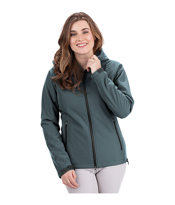 Kapuzen-Softshell-Reitjacke Lara