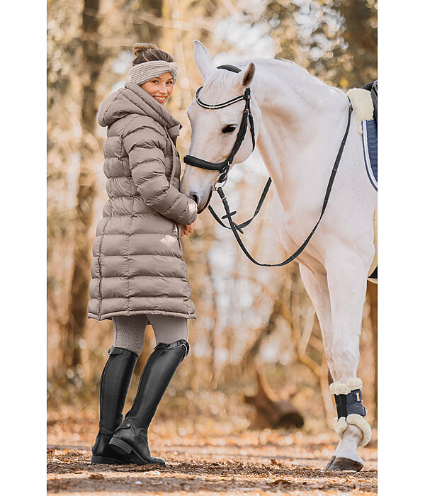 Kapuzen-Stepp-Reitmantel Minou