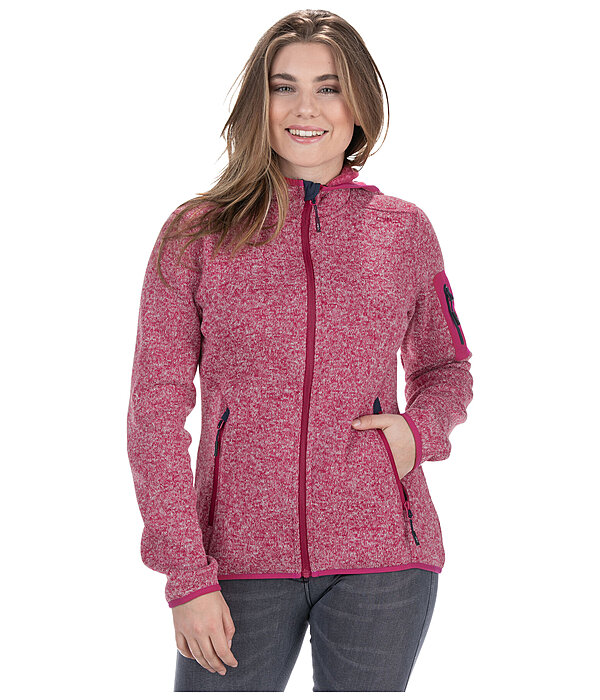 Kapuzen-Strickfleecejacke Liv