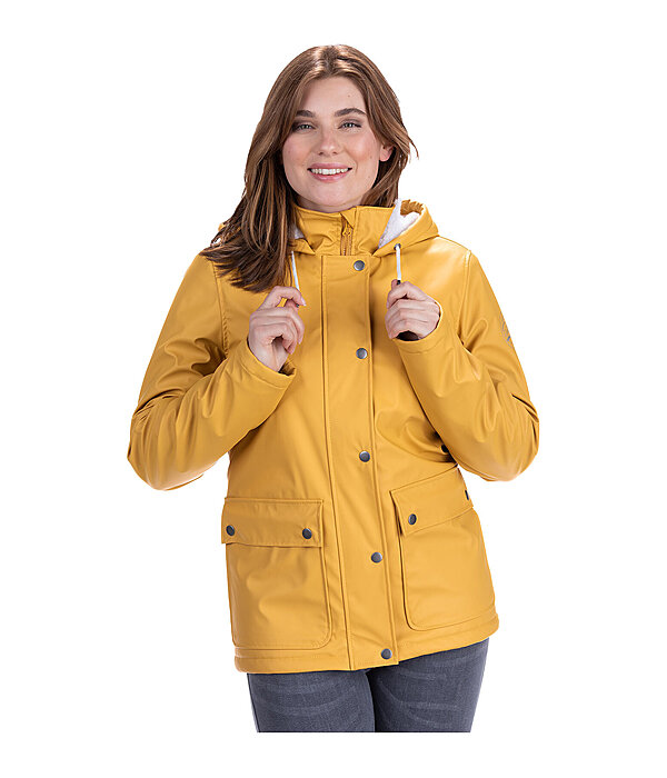 Teddyfleece-Kapuzen-Regenjacke Stella