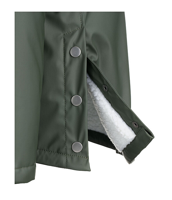 Teddyfleece-Kapuzenregenjacke Stella
