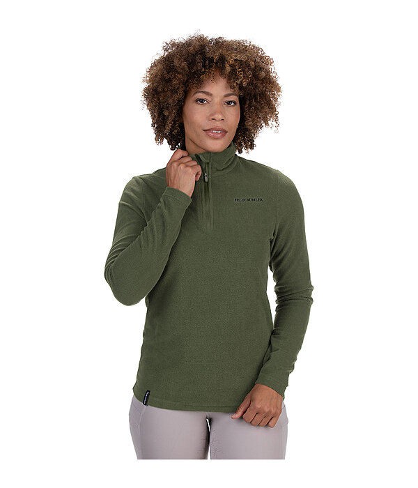 Zip-Funktions-Fleeceshirt Luisa