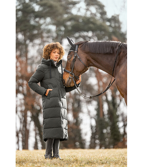 Kapuzen-Stepp-Reitmantel Anne