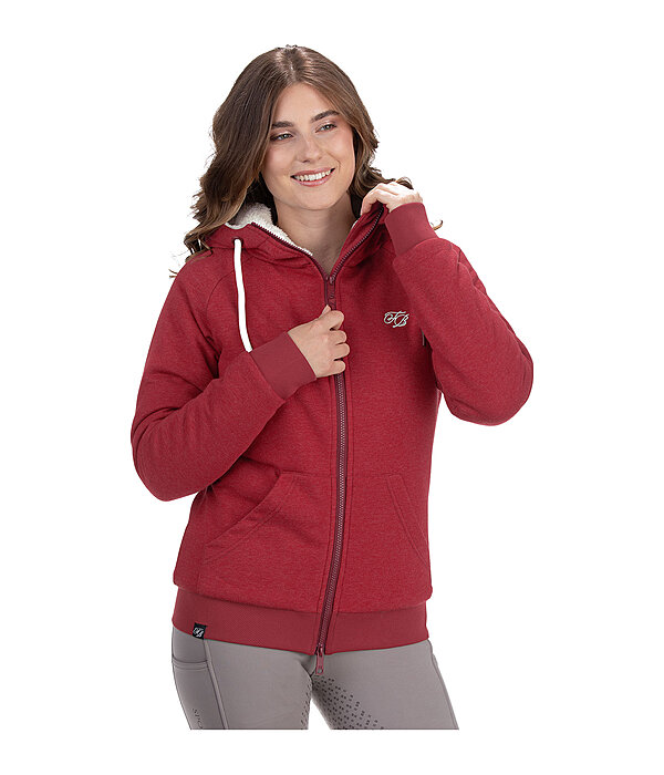 Kapuzen-Teddy-Sweatjacke Kaja