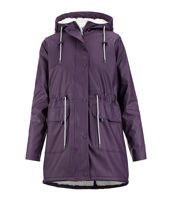 Teddyfleece-Kapuzenregenjacke Stella II