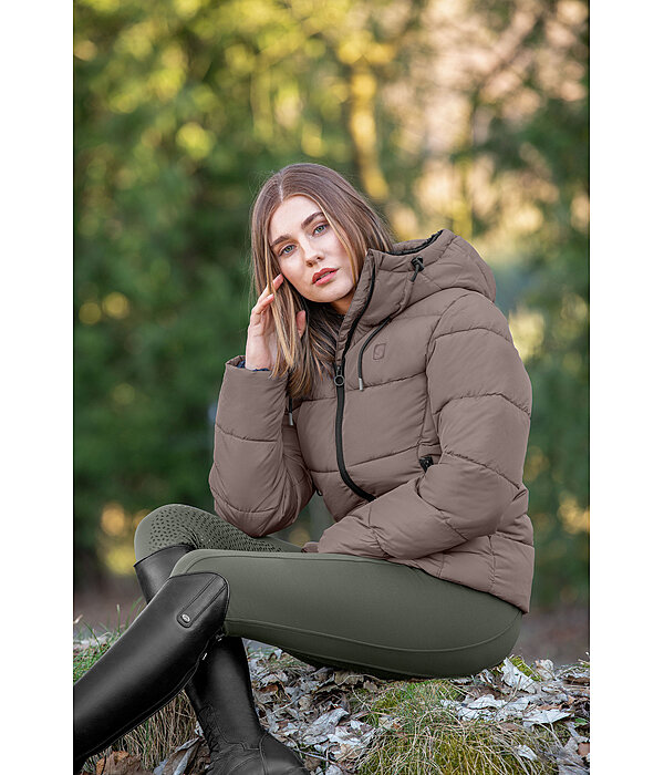 Kapuzen-Stepp-Reitjacke Leela II