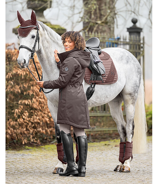 Kapuzen-Softshell-Reitmantel Aurelie