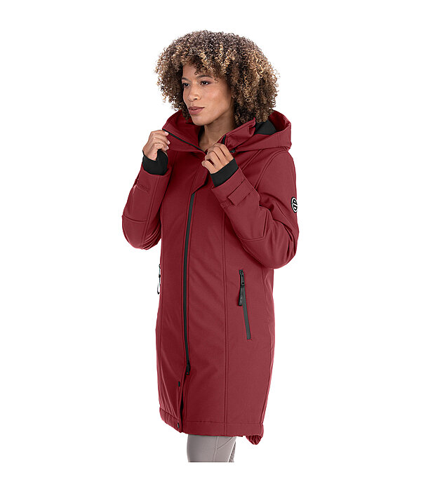 Kapuzen-Softshell-Reitmantel Aurelie
