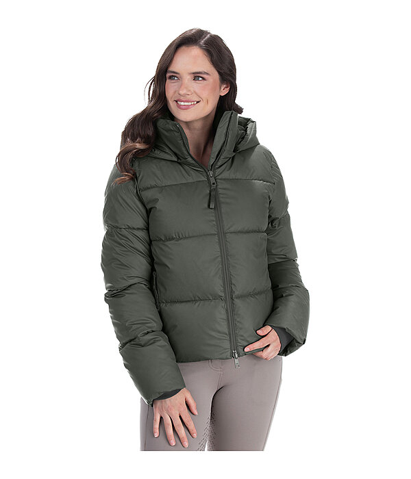 Kapuzen-Stepp-Reitjacke Corinne