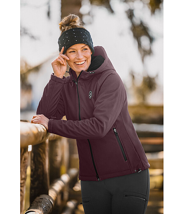 Kapuzen-Softshell-Reitjacke Lara II