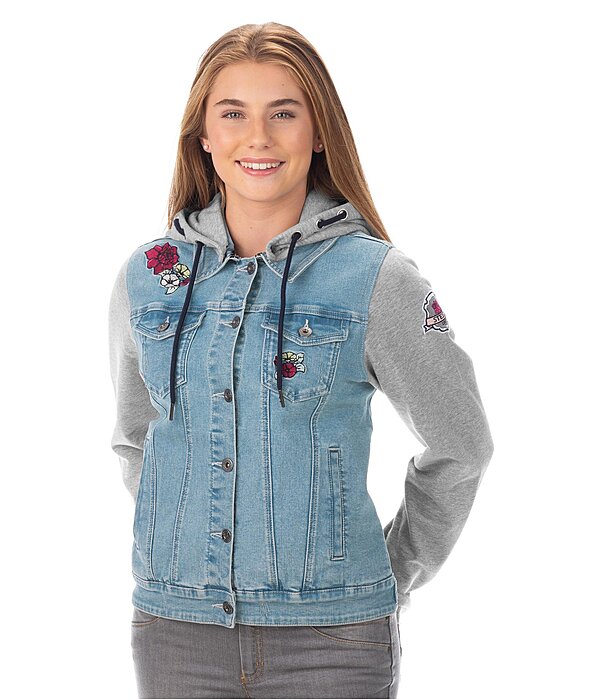 Kinder-Jeans-Sweatjacke Katniss