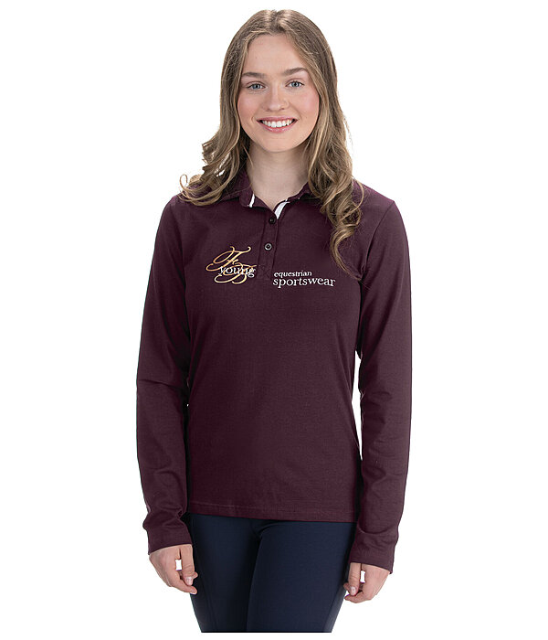 Kinder-Langarm Poloshirt Margrit